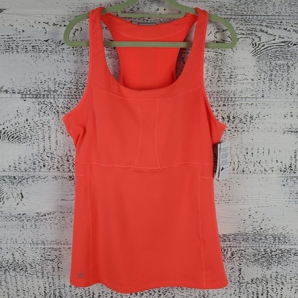 Athleta PR Tank 2 Ember Orange Outdoor Athletic Tank Top Size 2X Plus NEW - Picture 2 of 12